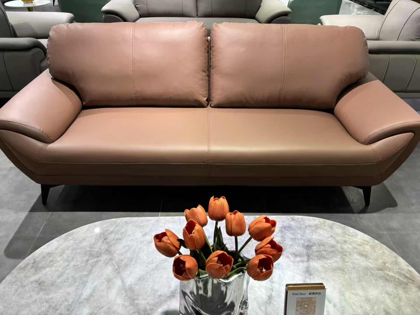 Sofa Set Eco Leather (3+1+1) LKL045SFXC | LEUKHOME