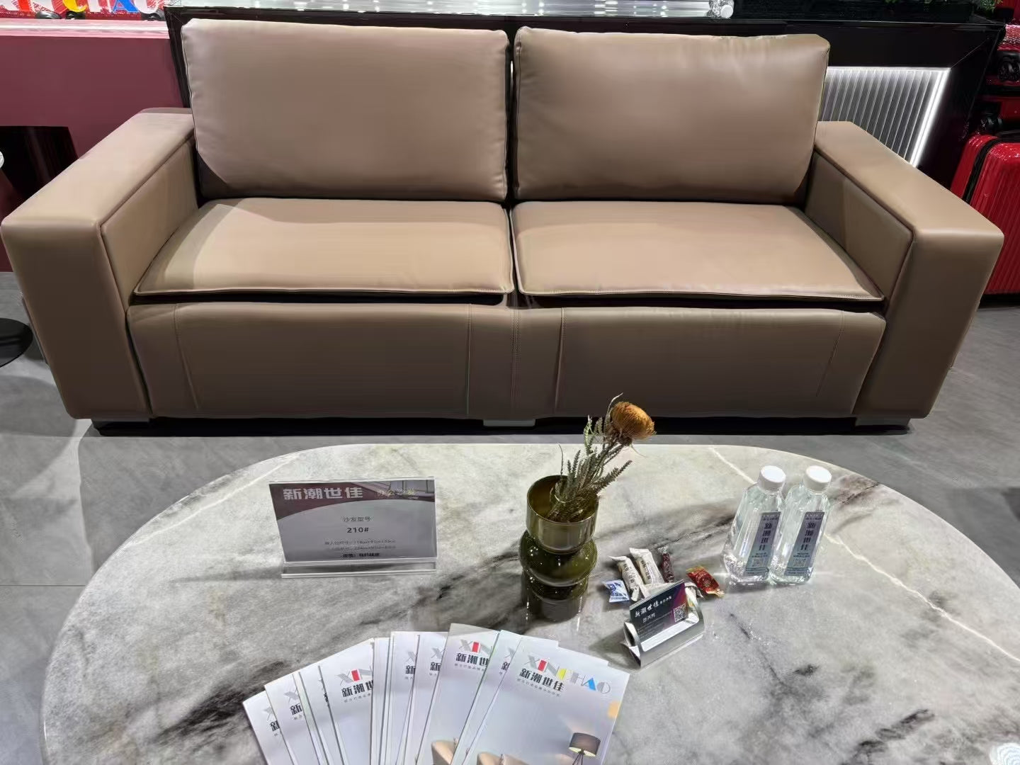 Sofa Set Eco Leather (3+1+1) LKL046SFXC | LEUKHOME