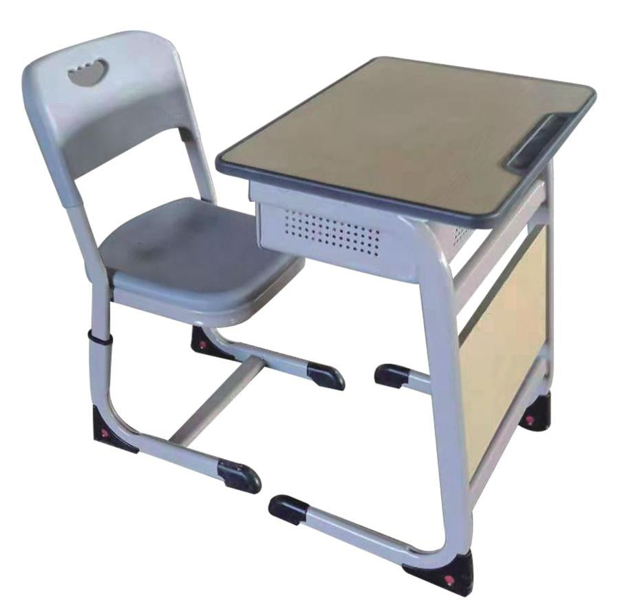 Single Desk and Chair, 2 Sets (2 Tables+2 Chairs) LKS104DKRY | LEUKHOME