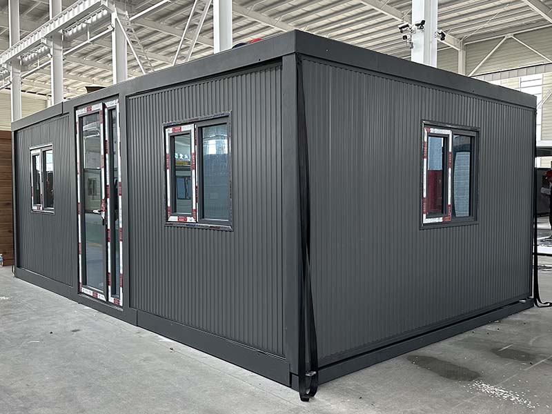 10 Feet Flat Top Double-wing Expansion Box House EF10F