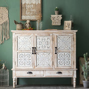 American Retro Solid Wood Entryway Cabinets and Storage Cabinets | LEUKHOME