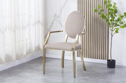 Stainless Steel Frame Dining Chair HTC803 | Fondhouse