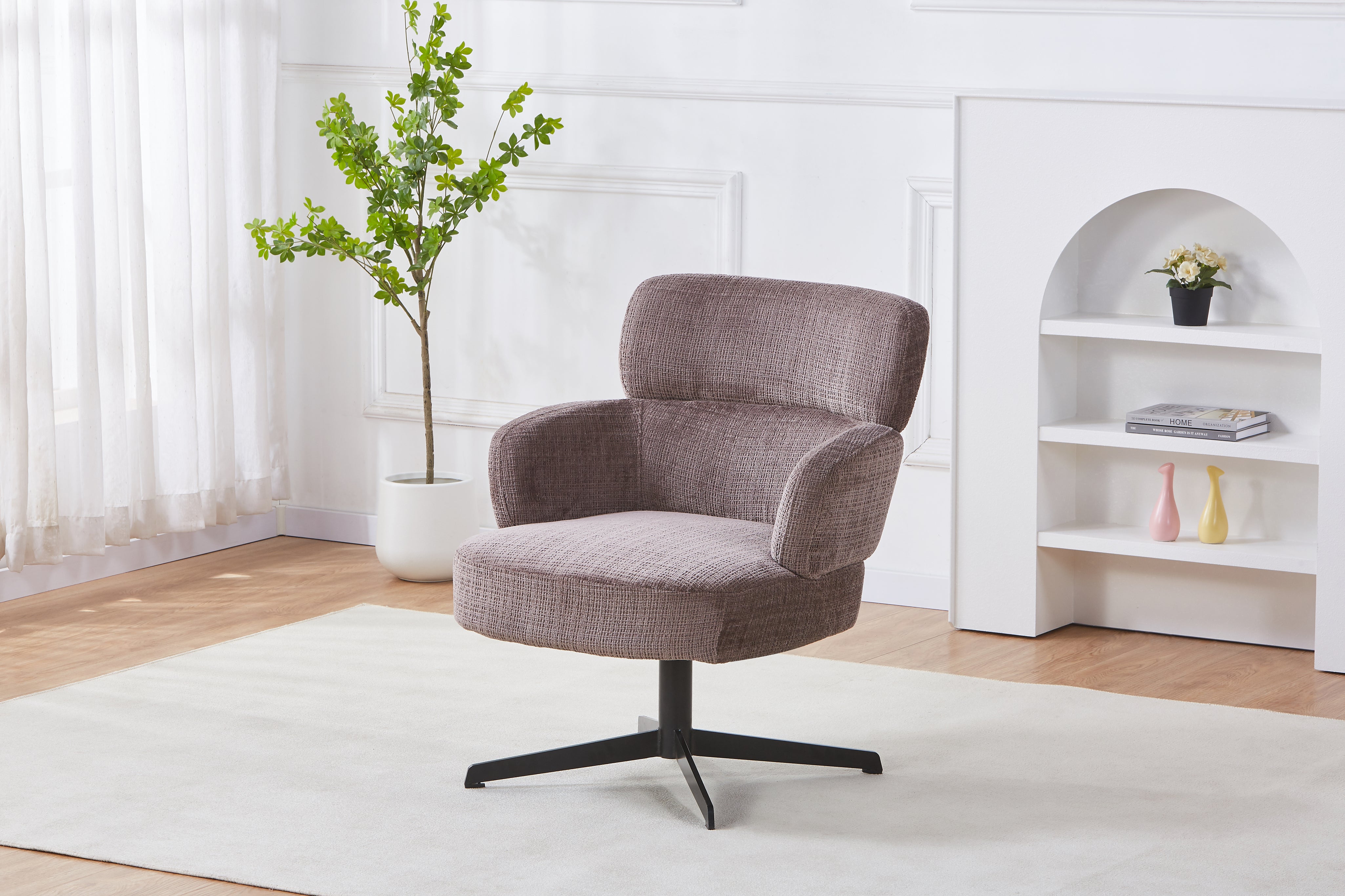Swivel Chair Spring Seat Chair HTC834 | Fondhouse