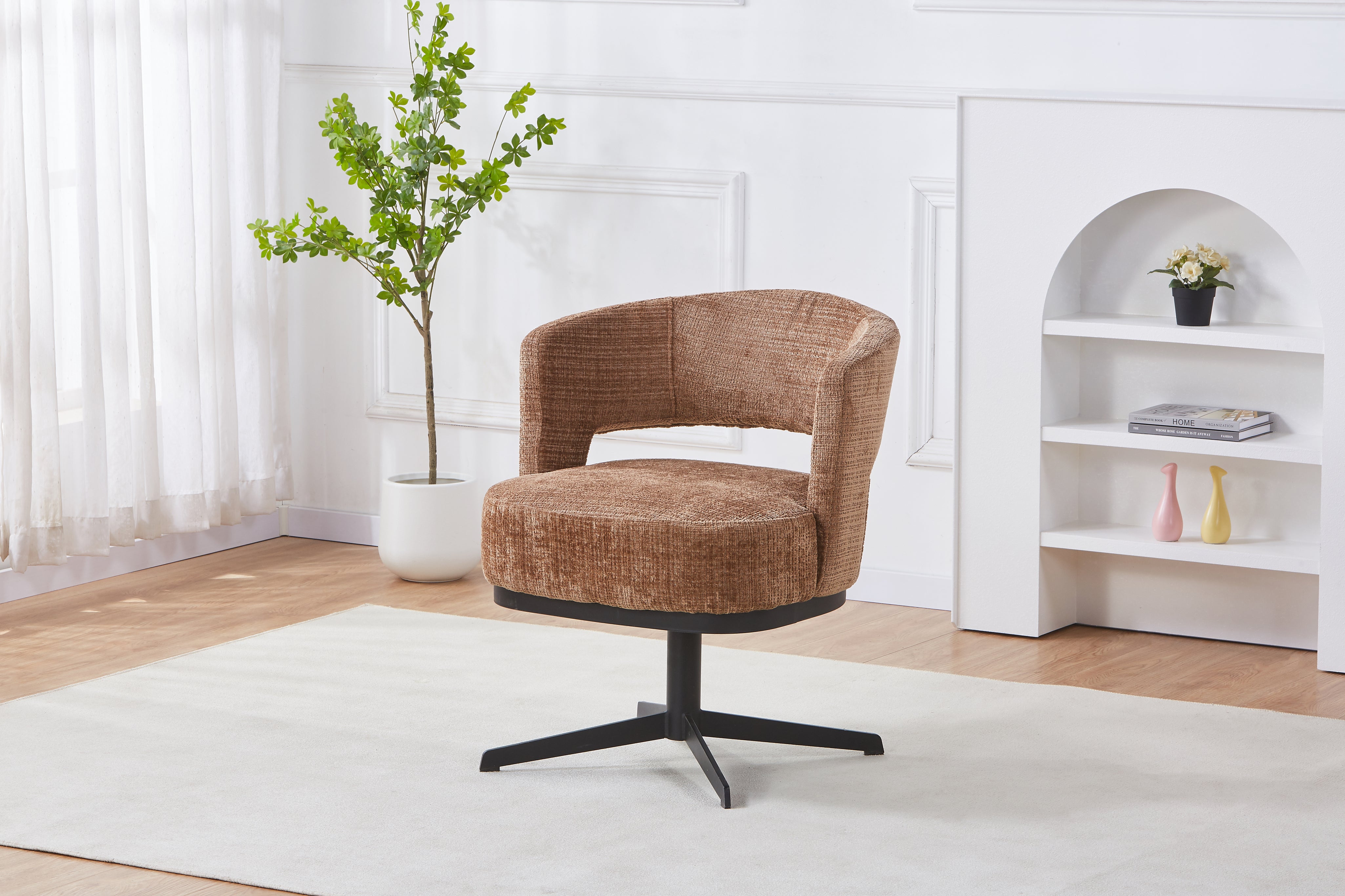 Swivel Chair Spring Cushion Chair HTC816 | Fondhouse