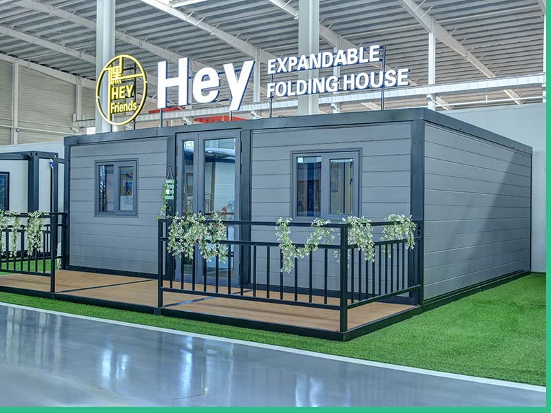 20 Feet Flat Top Double-wing Expansion Box House EF20F