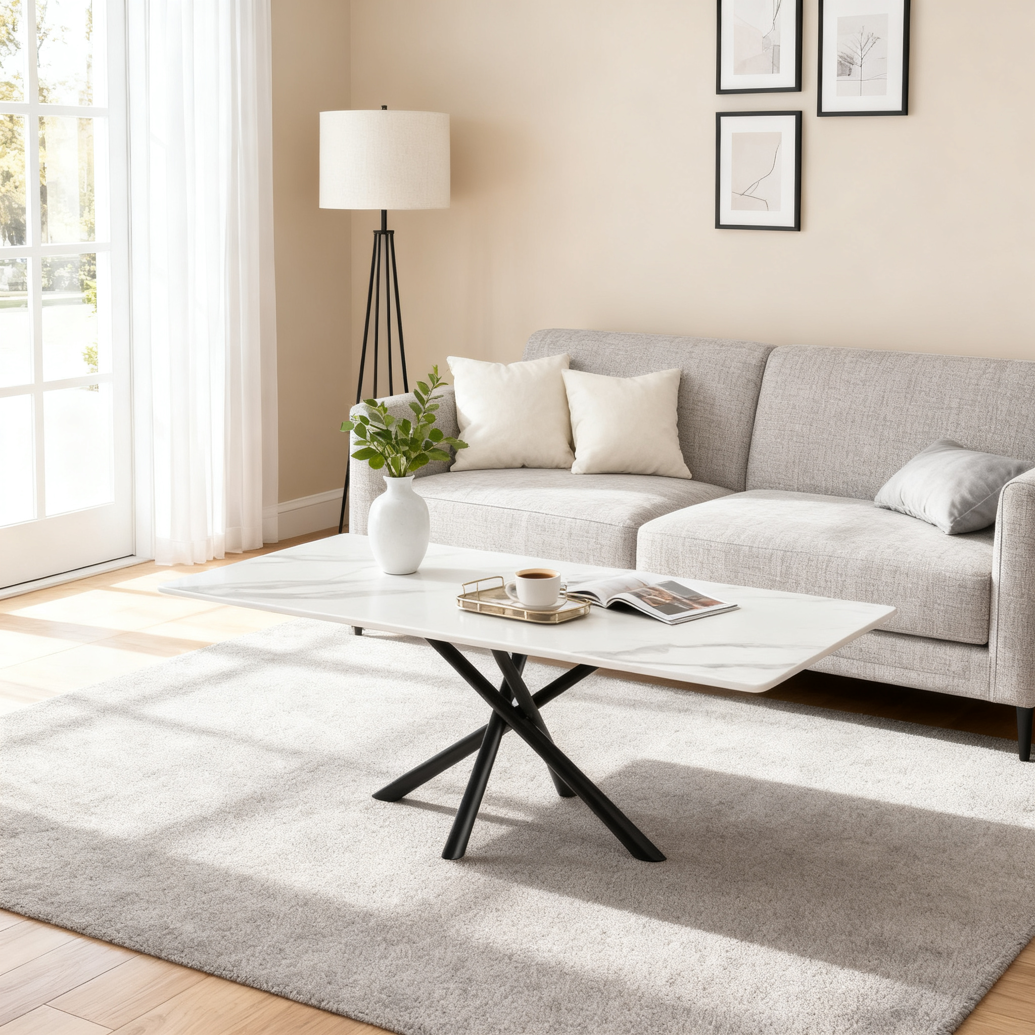 Комплект журнальных столиков LKL143CTAWS | LEUKHOME