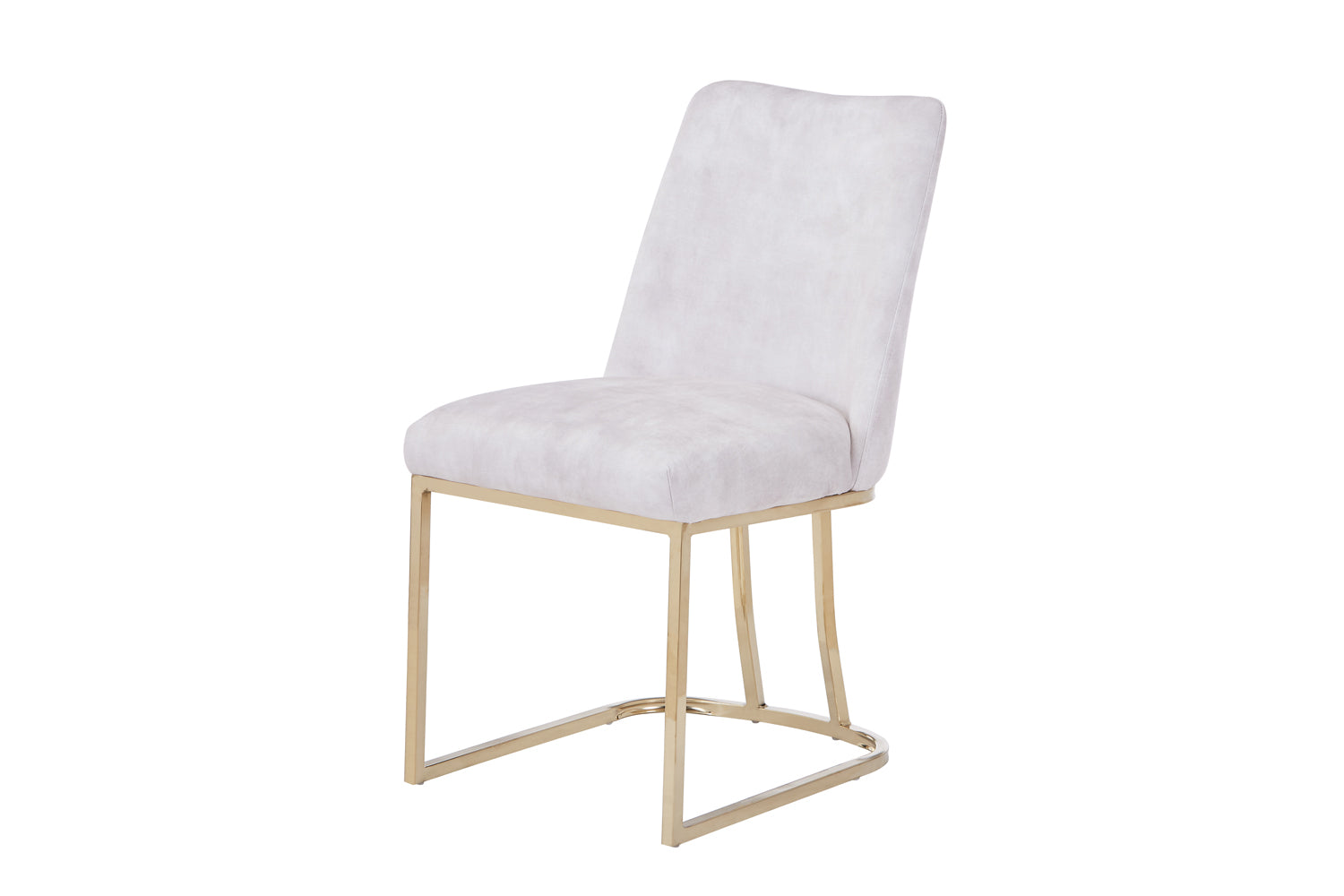 Gold Chromed Dining Chair HT08 | Fondhouse