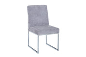 Chromed Dining Chair HTC812 | Fondhouse