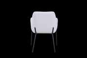 Dining Chair Fabric with Metal Black Powder Coating Legs HTC0626 | HOMETREE
