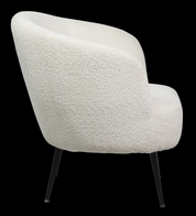 Lounge Chair Fabric with Metal Black Powder Coating Lges HTC0694 | HOMETREE