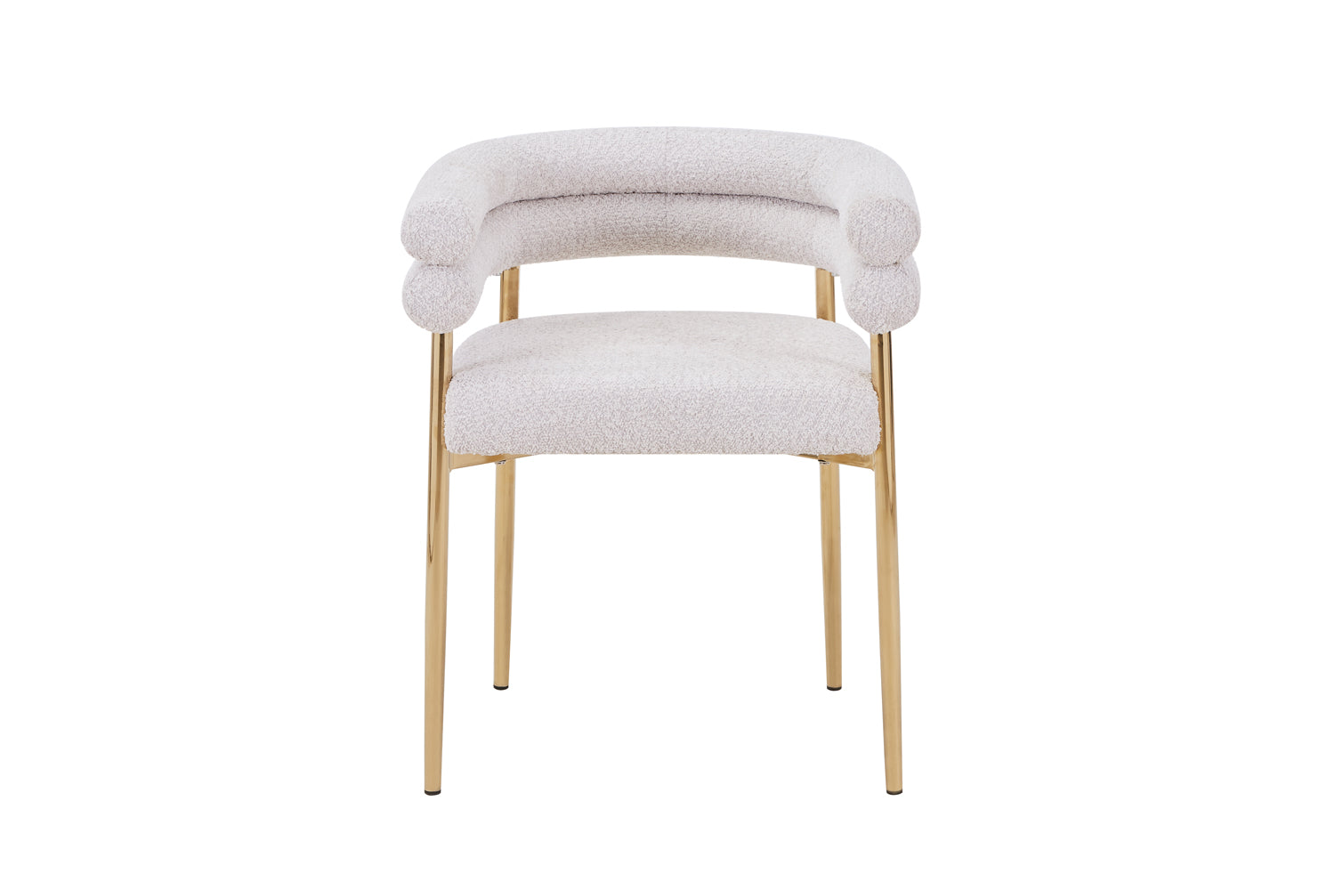 Gold Chromed Dining Chair HT04 | Fondhouse
