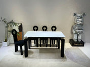Dining Table Rectangular Glass S2427 | FONDHOUSE