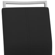Dining Chairs Set of 4 Faux Leather/Black AWS266UK | LEUKHOUSE