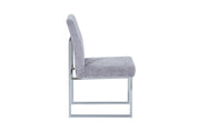 Chromed Dining Chair HTC812 | Fondhouse