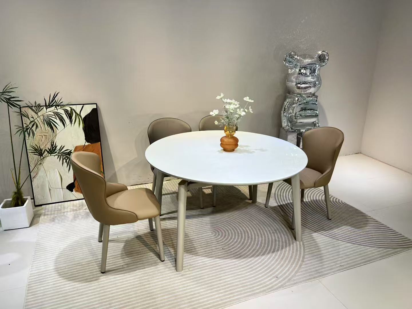 Dining Table Rectangular Glass S2452 | FONDHOUSE