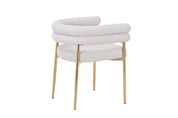 Gold Chromed Dining Chair HT04 | Fondhouse