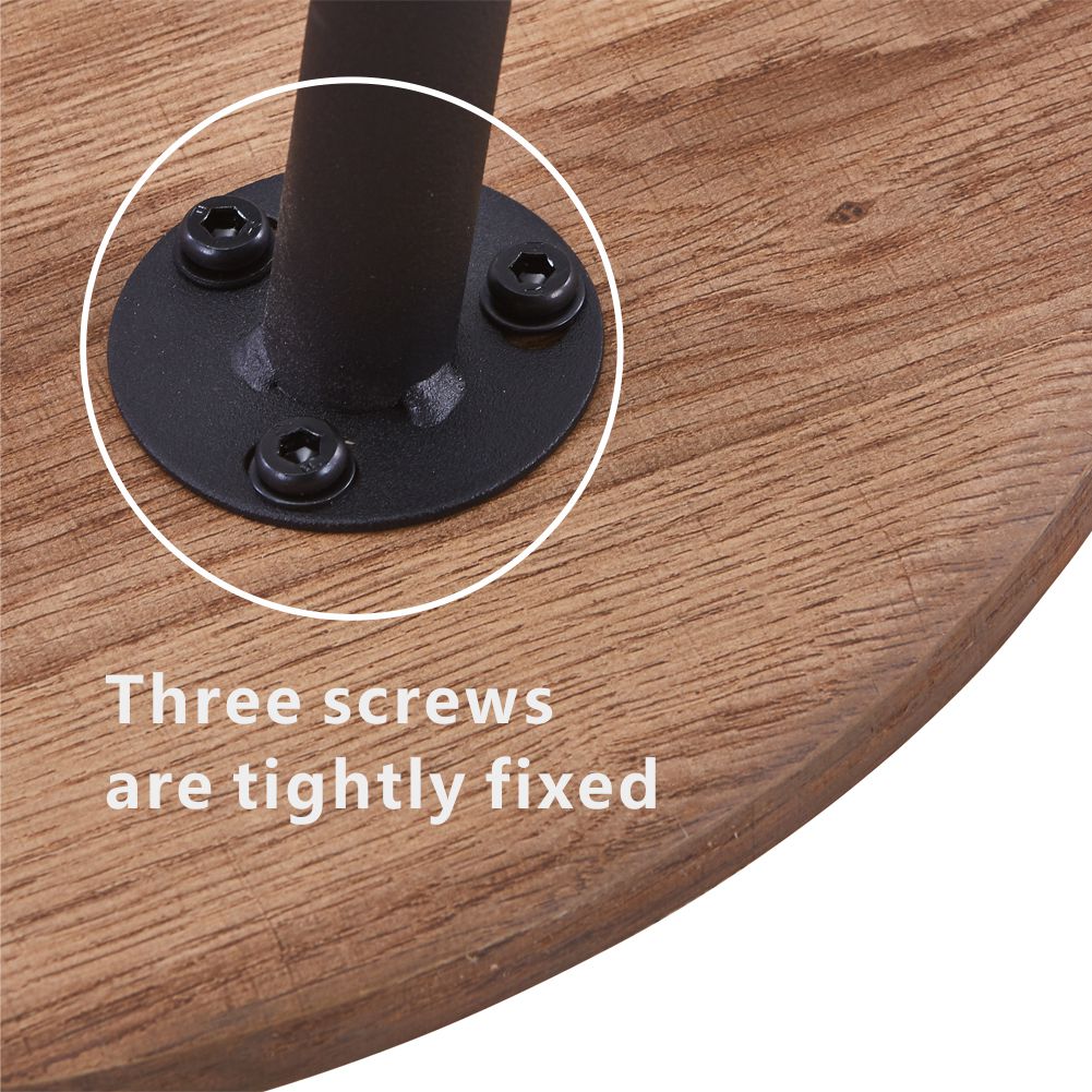 Side Table Wooden Round LKL067STAWS | LEUKHOME
