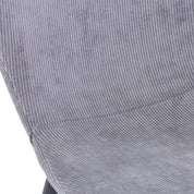 Chaises Salle à Manger Lot de 4 Chaises en Velours Gris Chaises de Cuisine pour 4 Personnes,Gris Foncé  AWS14814FR | LEUKHOUSE