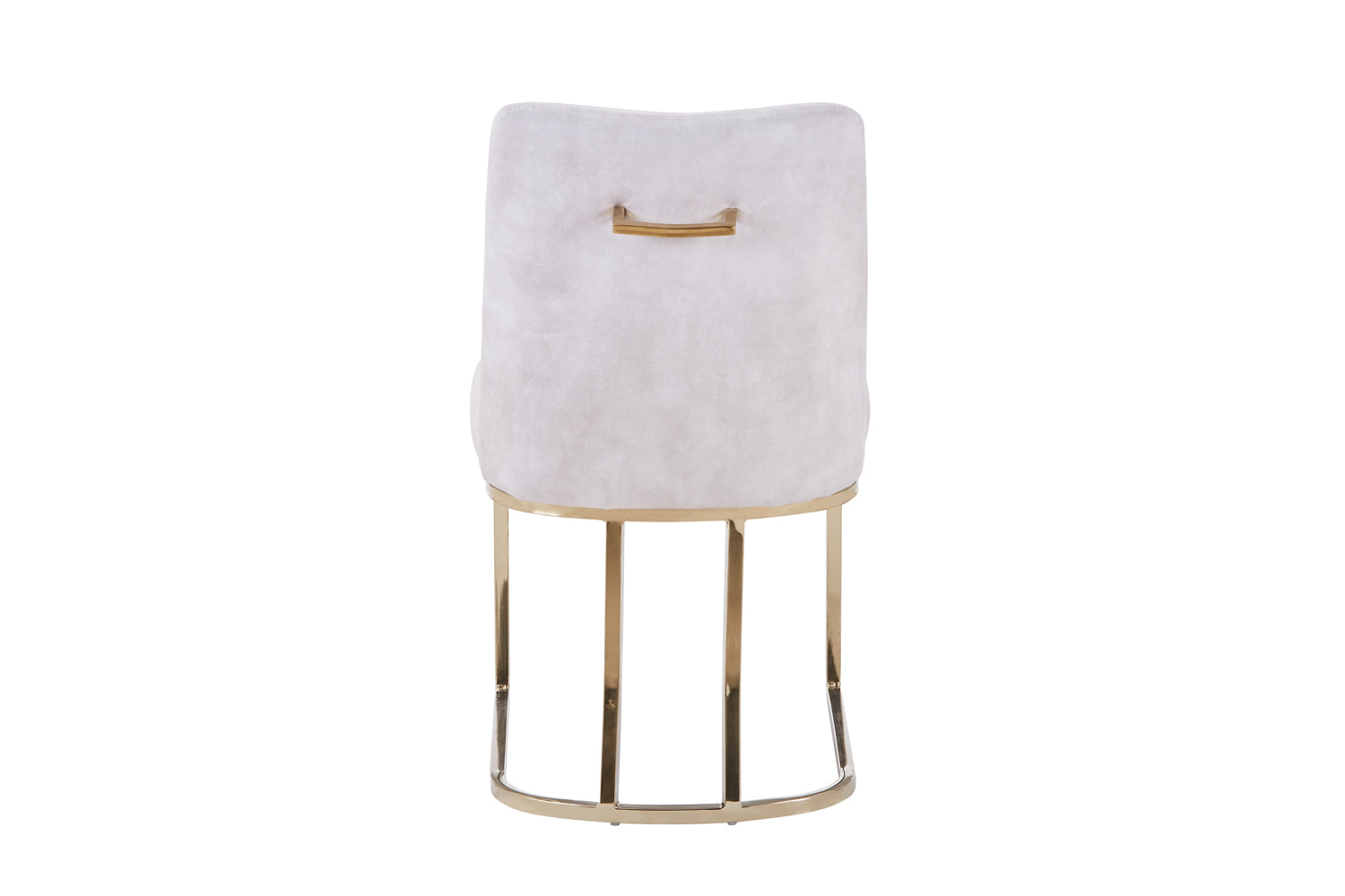 Gold Chromed Dining Chair HT08 | Fondhouse