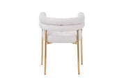 Gold Chromed Dining Chair HT04 | Fondhouse