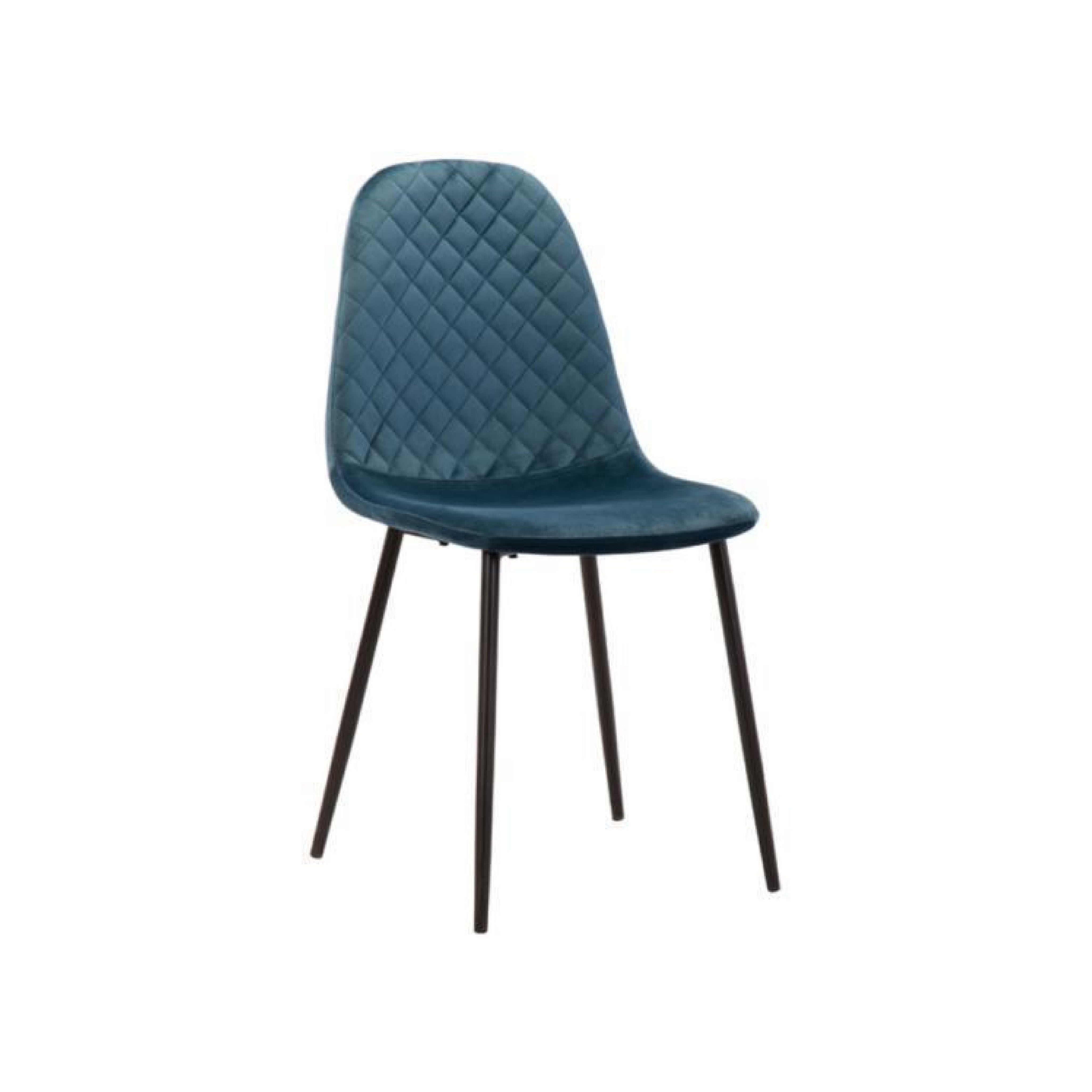 Blue Velvet dining chair set of 4.(4pcs)024-4-4（DE）