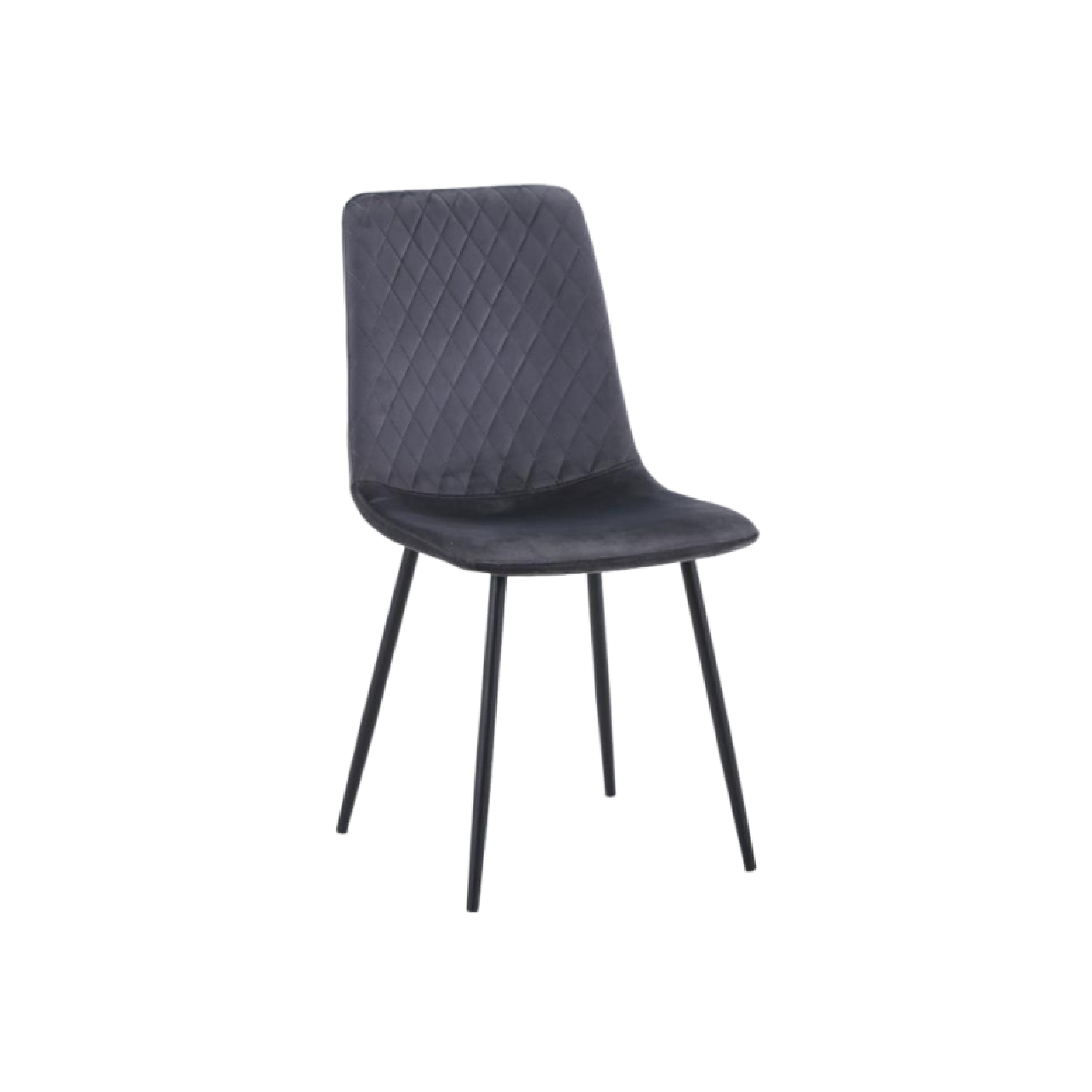 Dining Chair Velvet (4 Chairs) LKD125DCAWS | LEUKHOME