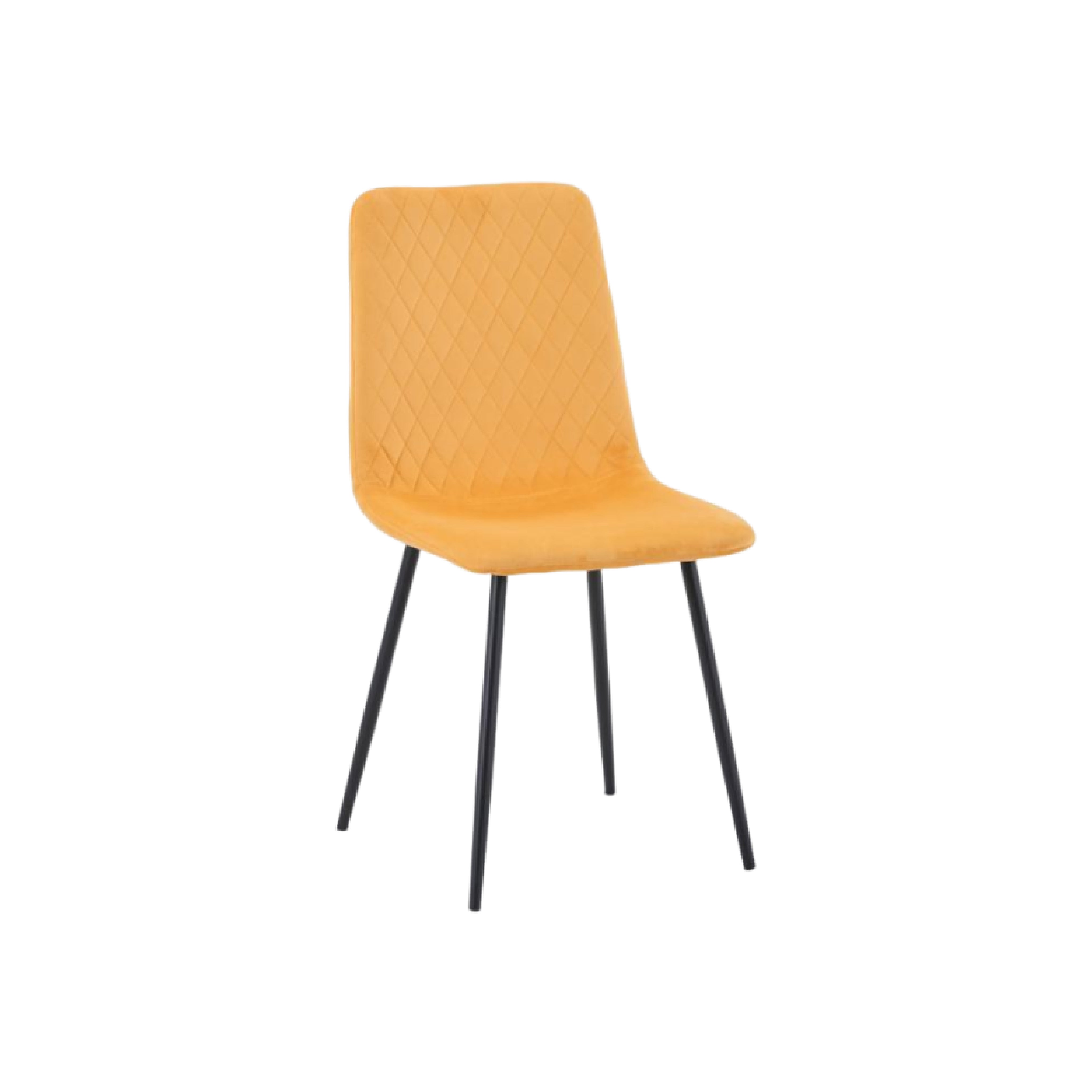 Dining Chair Velvet (4 Chairs) LKD125DCAWS | LEUKHOME