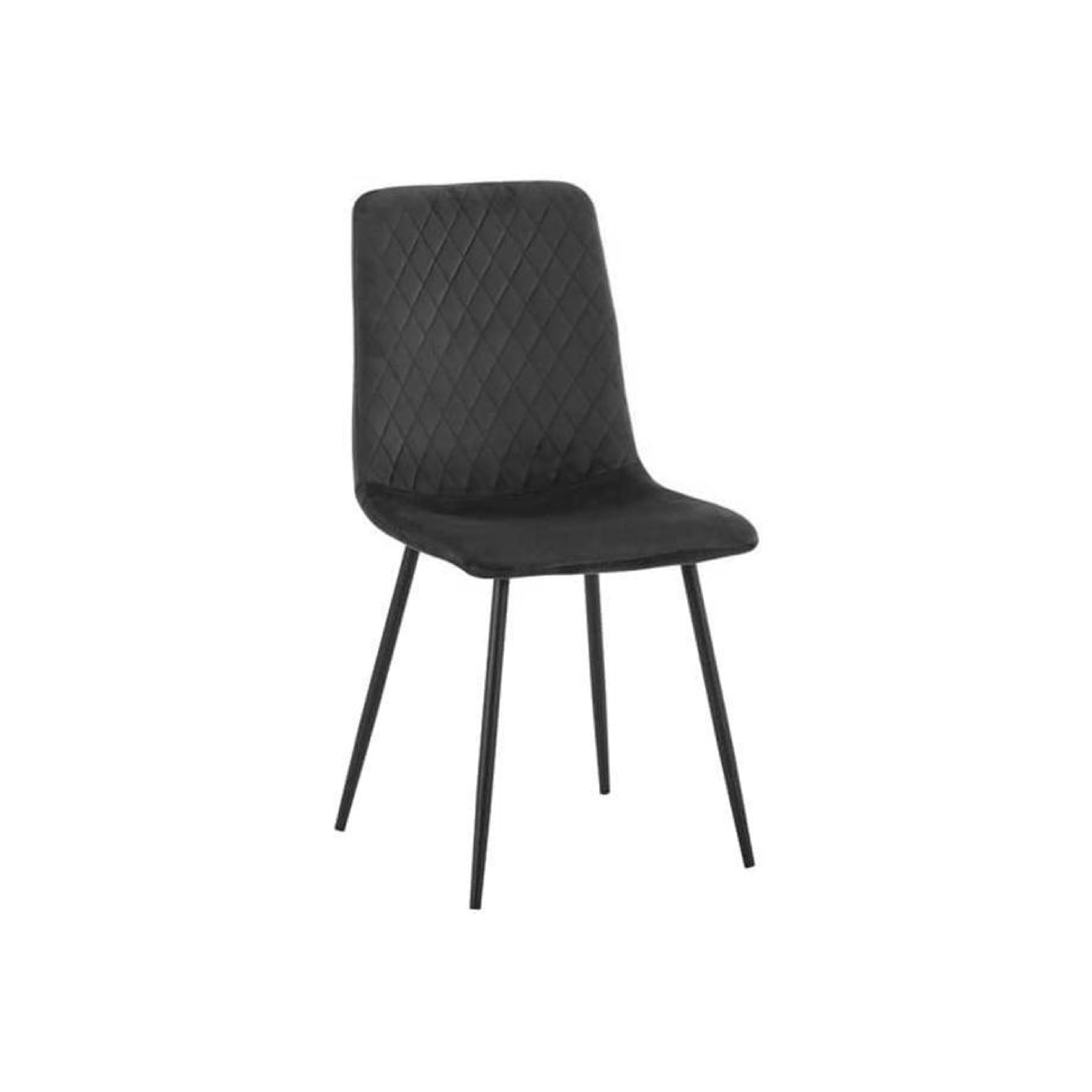 Dining Chair Velvet (4 Chairs) LKD125DCAWS | LEUKHOME