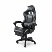 Gaming Chair Grey Adjustable Height (1 Chair) LKG008GCYN | LEUKHOME