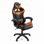 Gaming Chair Orange Adjustable Height (1 Chair) LKG006GCYN | LEUKHOME