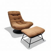 Armchair Orang With Footstool LKX002ACSY | LEUKHOME
