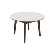 Dining Table Sintered Stone Solid Wood LKD007DTXYD | LEUKHOME