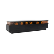 TV Stand Super Crystal Stone‌ Baking Paint Wood Veneer‌ LKL047TSAYG | LEUKHOME