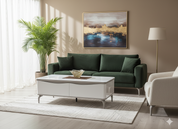 Coffee Table Artificial Stone Baking Paint LKL061CTJKN | LEUKHOME