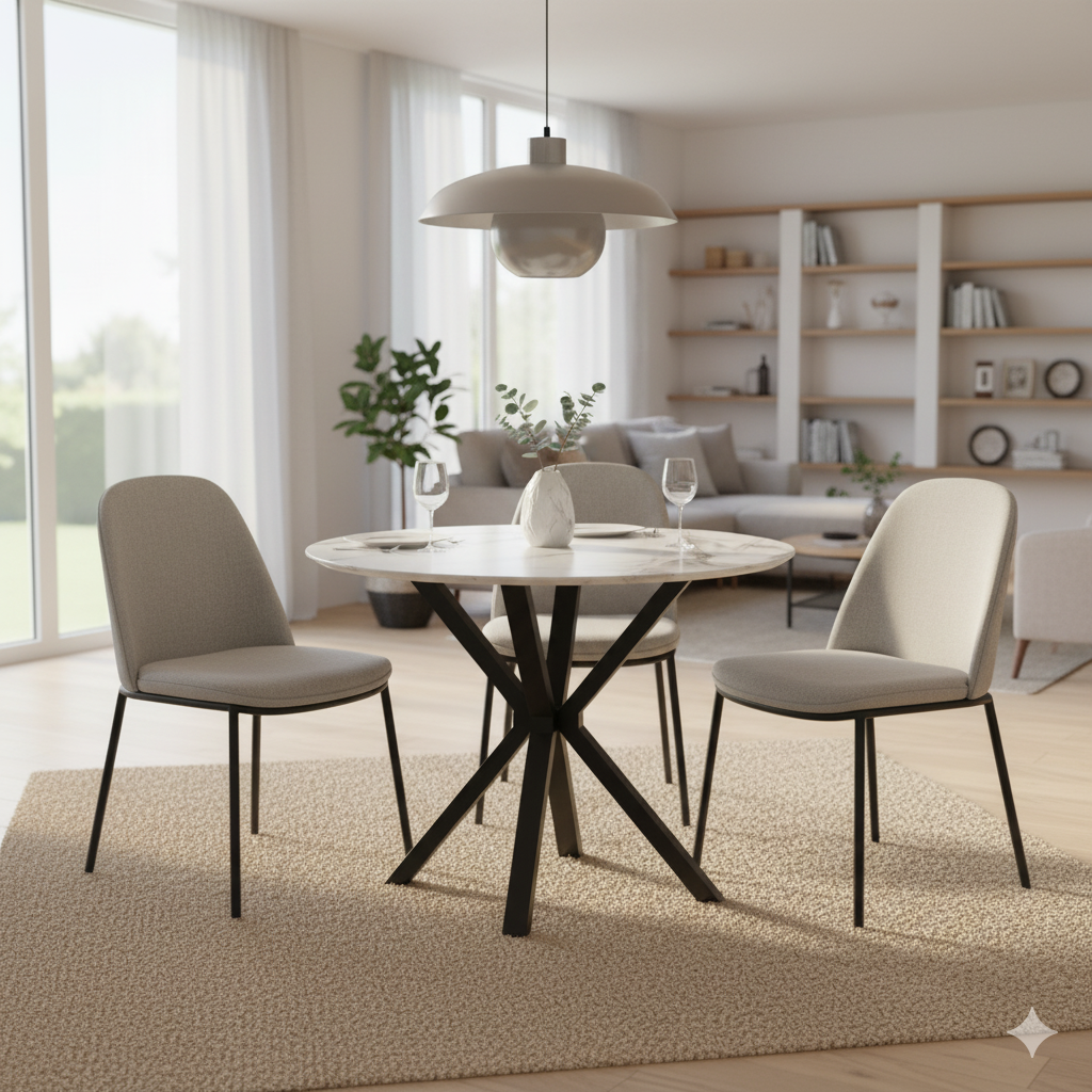 Round Dining Table LKD245DTAWS | FONDHOUSE