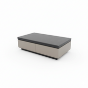 Coffee Table Sintered Stone Baking Paint Wood Veneer‌ LKL050CTAYG | LEUKHOME