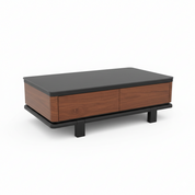 Coffee Table Sintered Stone‌ Baking Paint Wood Veneer‌ LKL041CTAYG | LEUKHOME