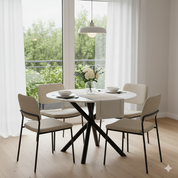 Round Dining Table LKD261DTAWS | FONDHOUSE