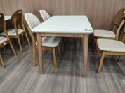Dining Table Artificial Stone Oak LKD021DTYS | LEUKHOME