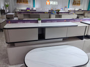 TV Stand Artificial Stone Baking Paint LKL004TSANJ | LEUKHOME