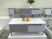 TV Stand Artificial Stone Baking Paint LKL058TSJKN | LEUKHOME