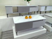 TV Stand Artificial Stone Baking Paint LKL058TSJKN | LEUKHOME