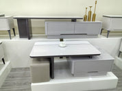 TV Stand Artificial Stone Baking Paint LKL064TSJKN | LEUKHOME