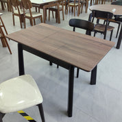Dining Table Artificial Stone Oak LKD003DTXYD | LEUKHOME