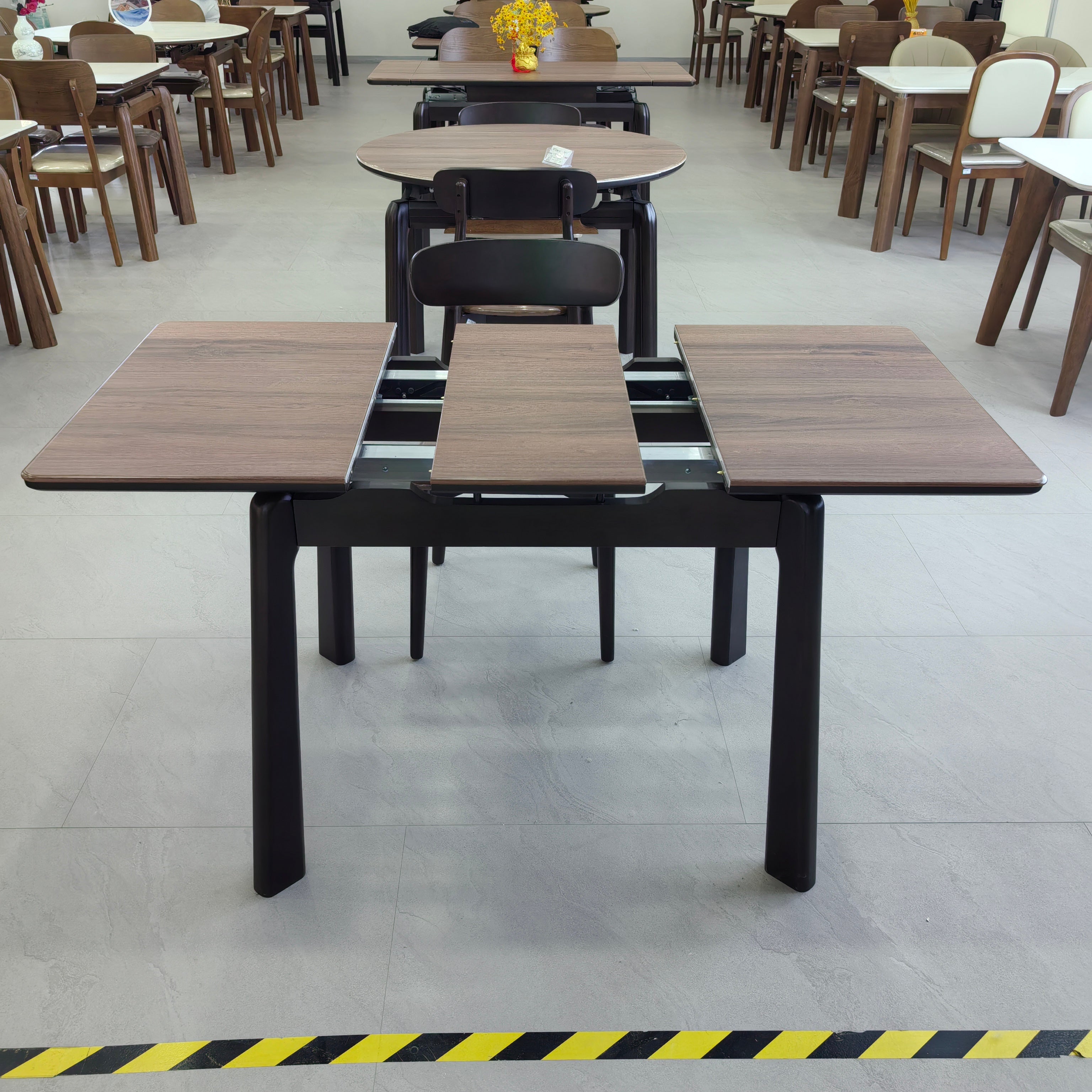 Dining Table Artificial Stone Oak LKD003DTXYD | LEUKHOME