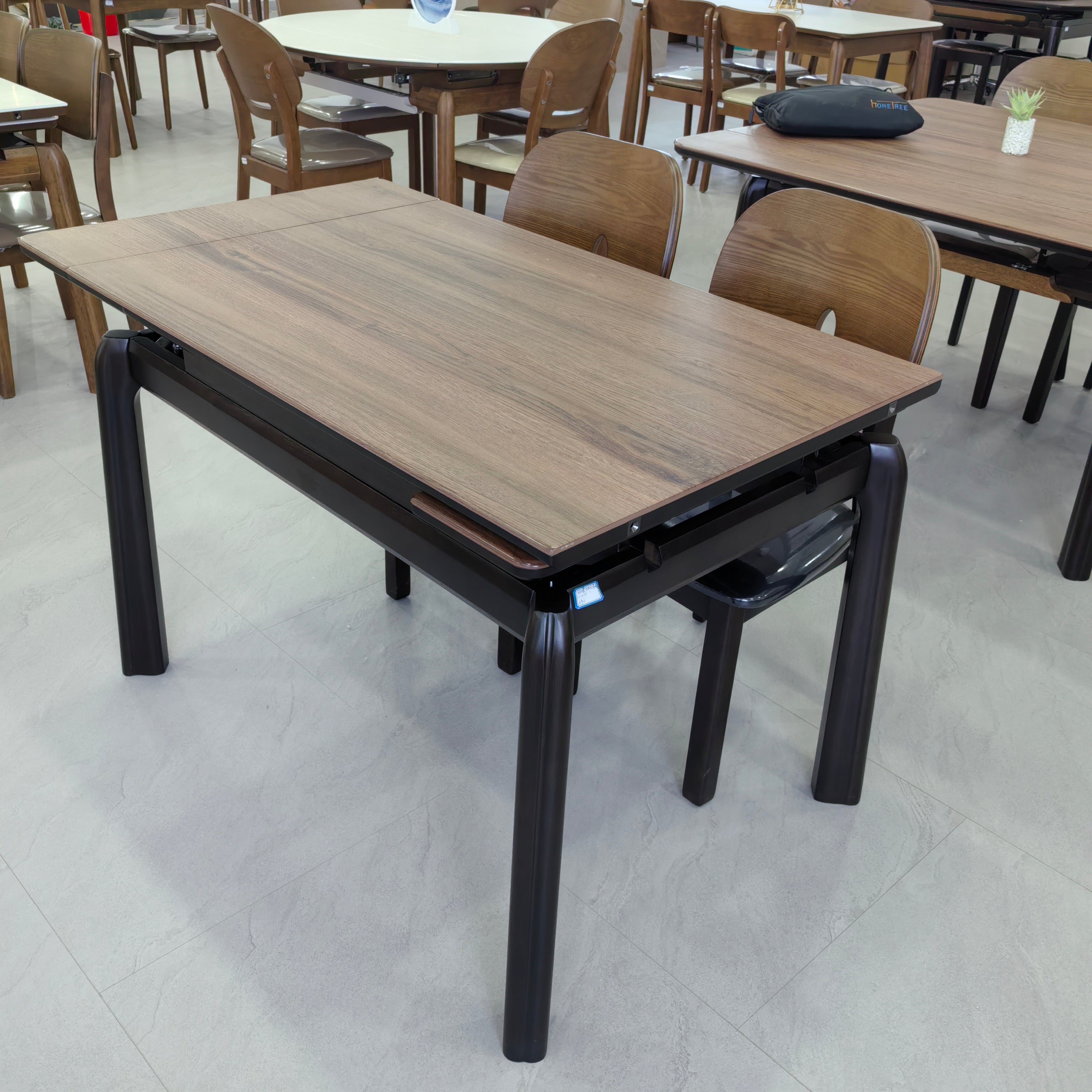 Dining Table Artificial Stone Oak LKD005DTXYD | LEUKHOME