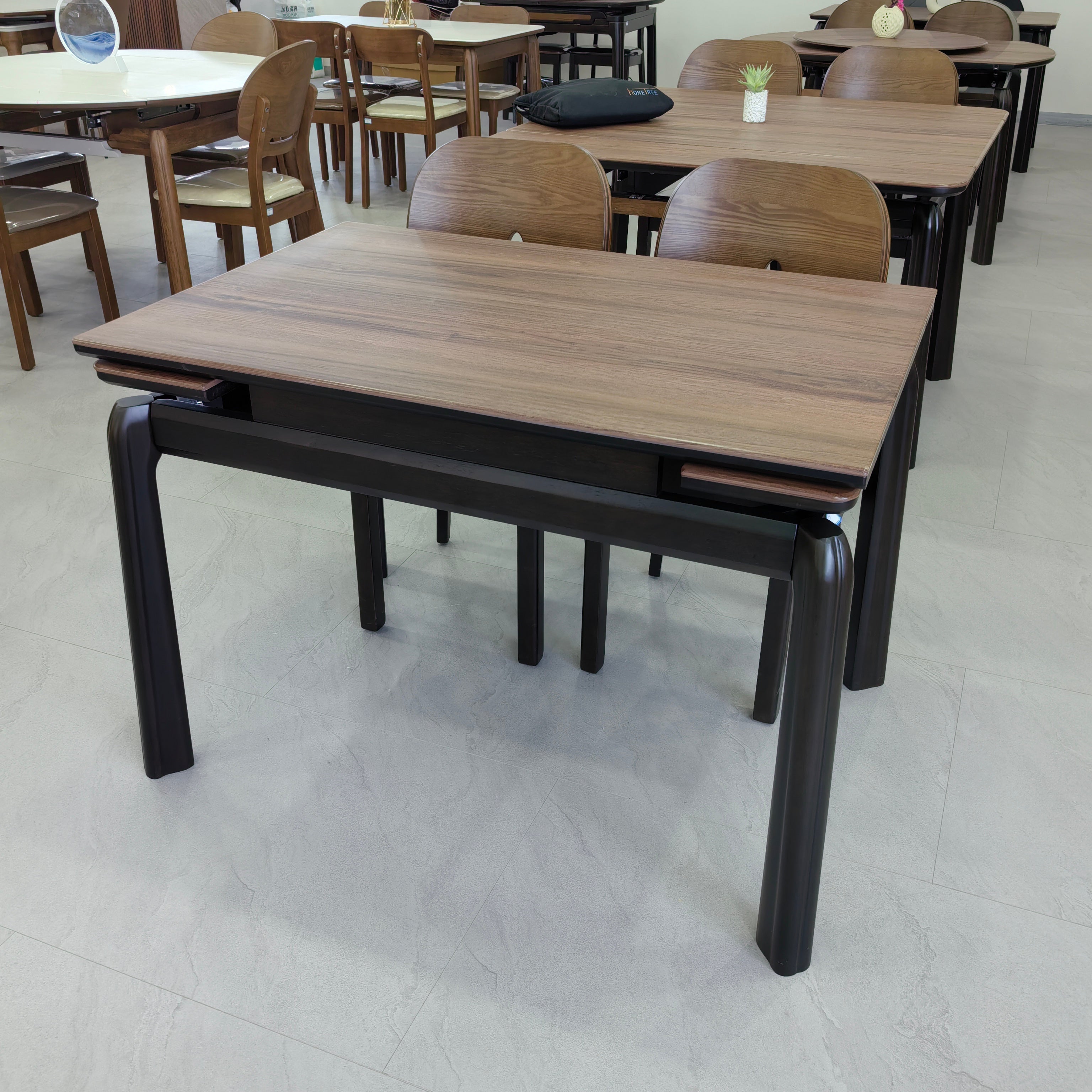 Dining Table Artificial Stone Oak LKD005DTXYD | LEUKHOME
