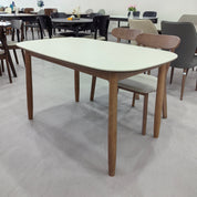 Dining Table Sintered Stone Oak LKD011DTXYD | LEUKHOME