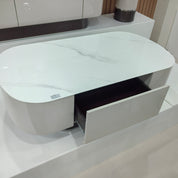 Coffee Table Artificial Stone Baking Paint LKLM1503CTFH | LEUKHOME