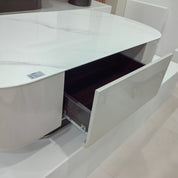 Coffee Table Artificial Stone Baking Paint LKLM1503CTFH | LEUKHOME